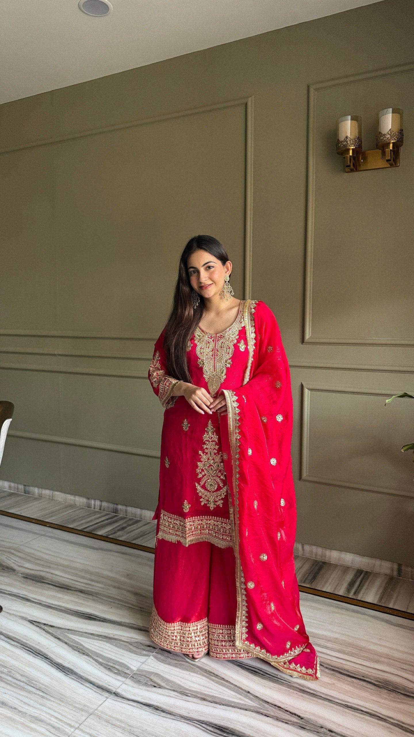 Deserving Palazzo Salwar Kameez For Festival