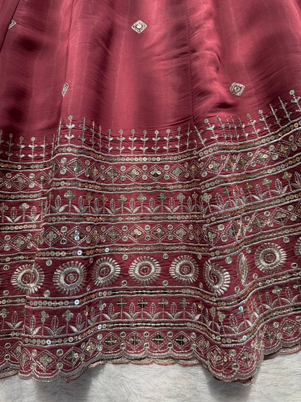 Designer Party Wear Gown with Pant Set for Women