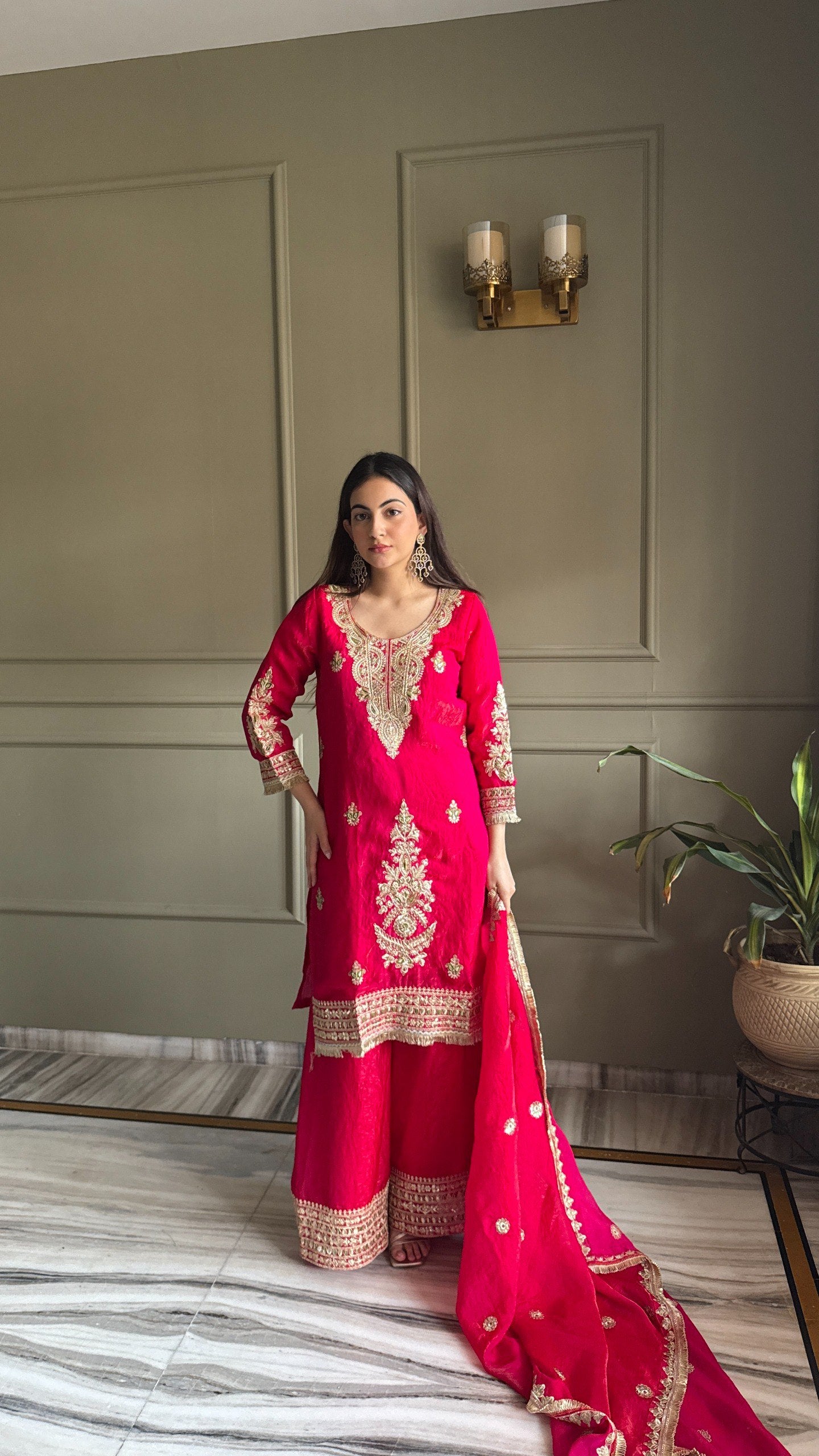 Deserving Palazzo Salwar Kameez For Festival