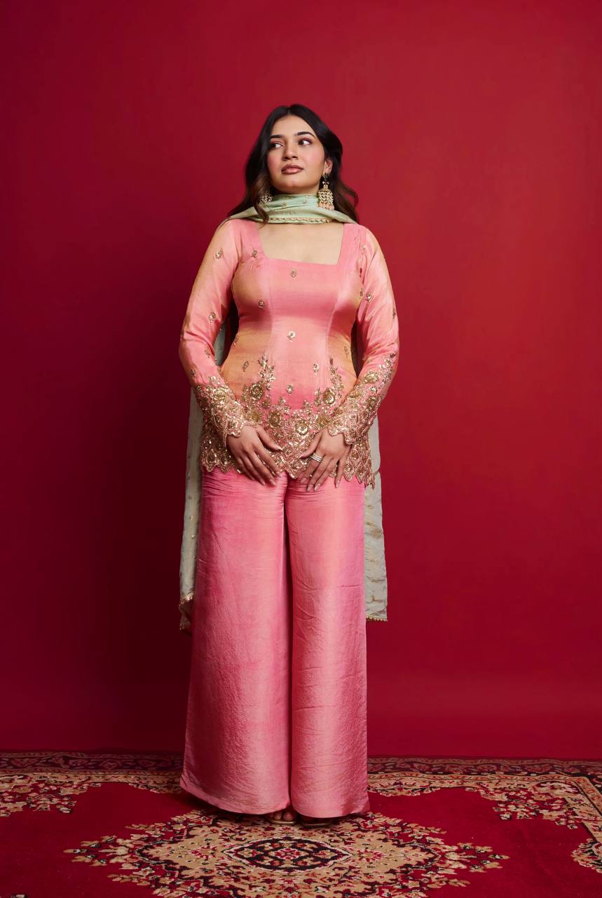 Coral Suit Set