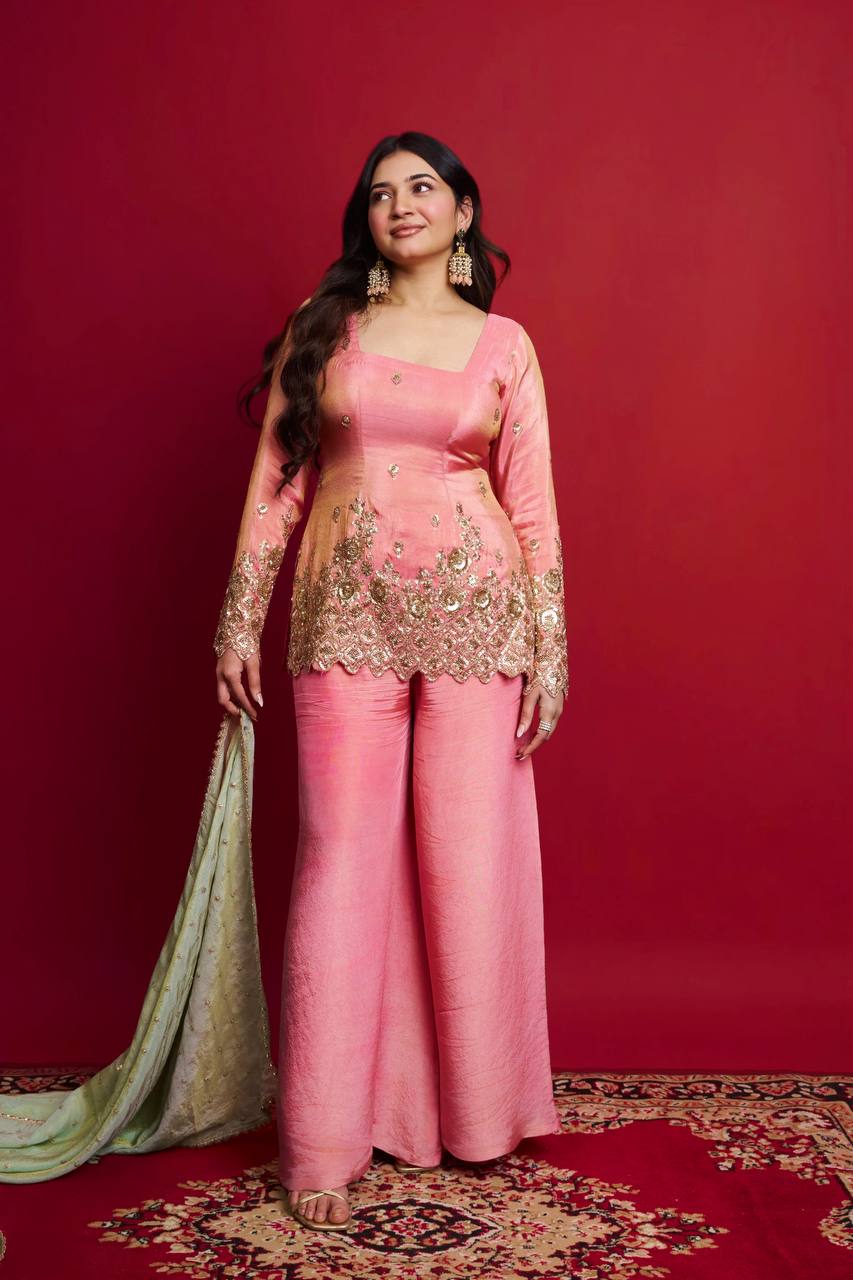 Coral Suit Set