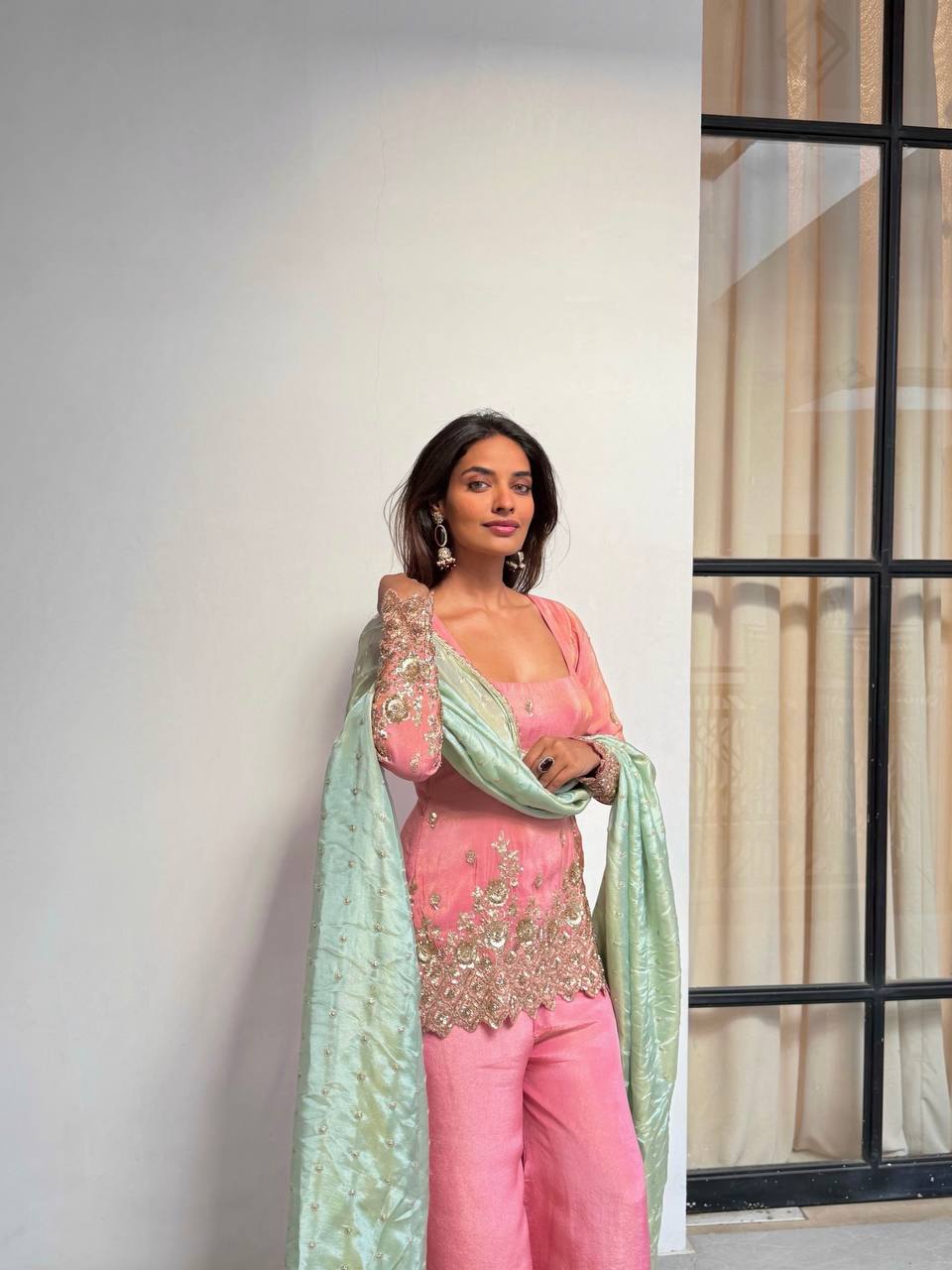 Coral Suit Set