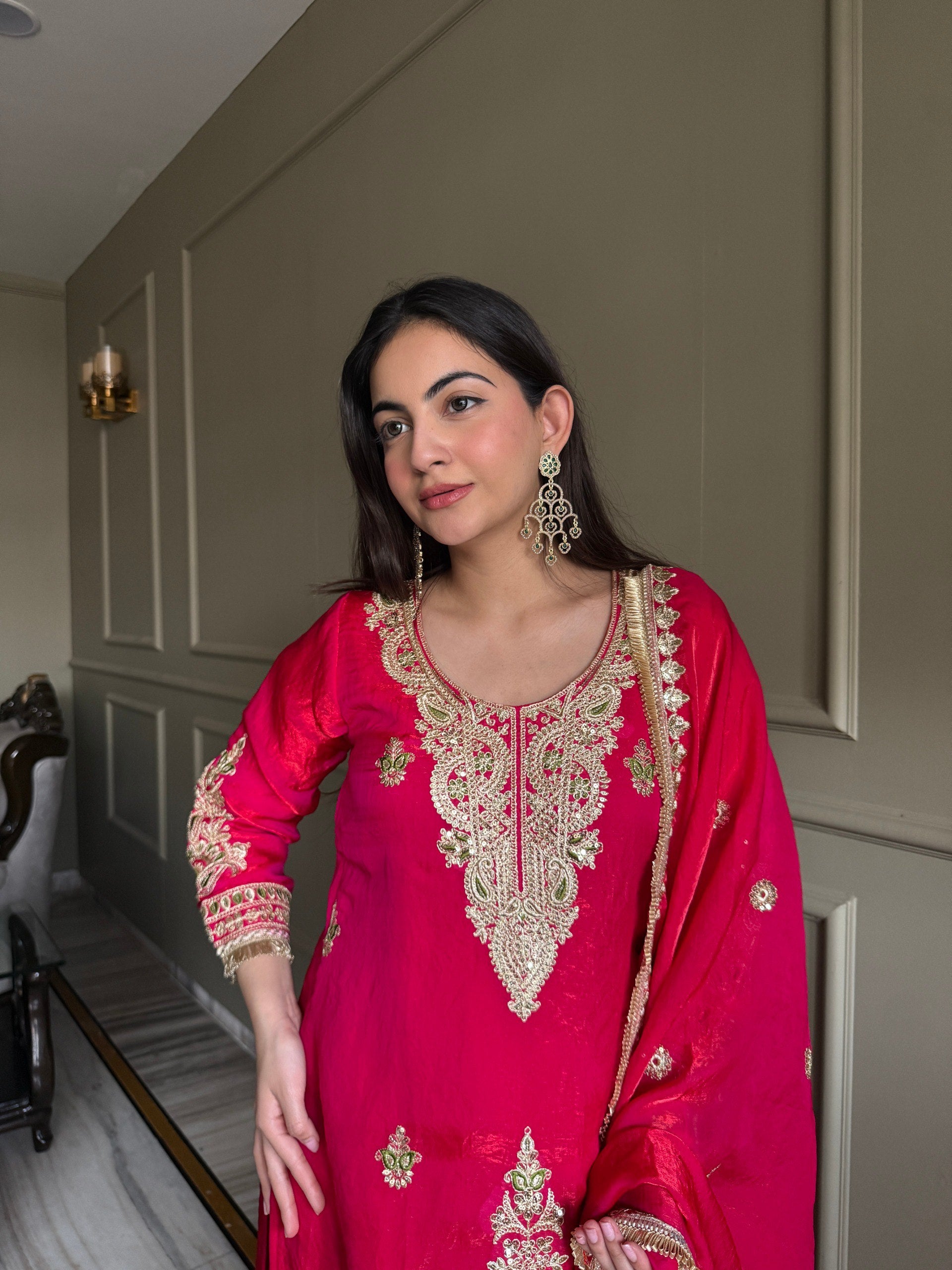 Deserving Palazzo Salwar Kameez For Festival