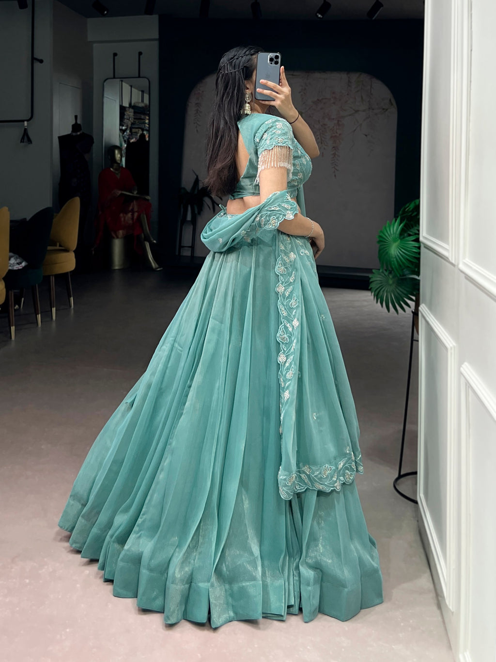 Wedding Special Beads Work Lehenga Choli