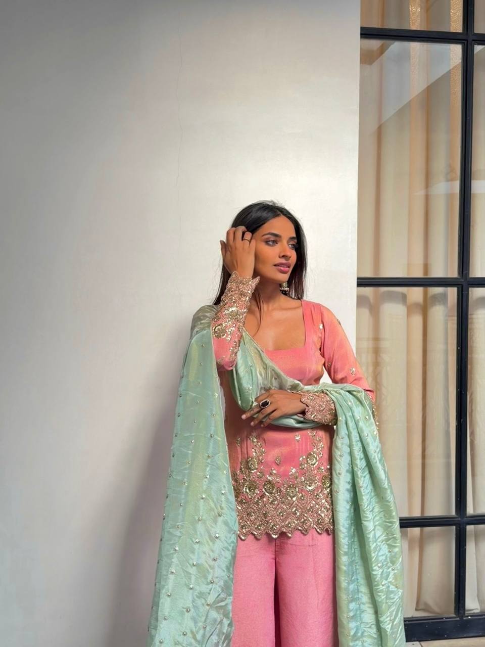 Coral Suit Set