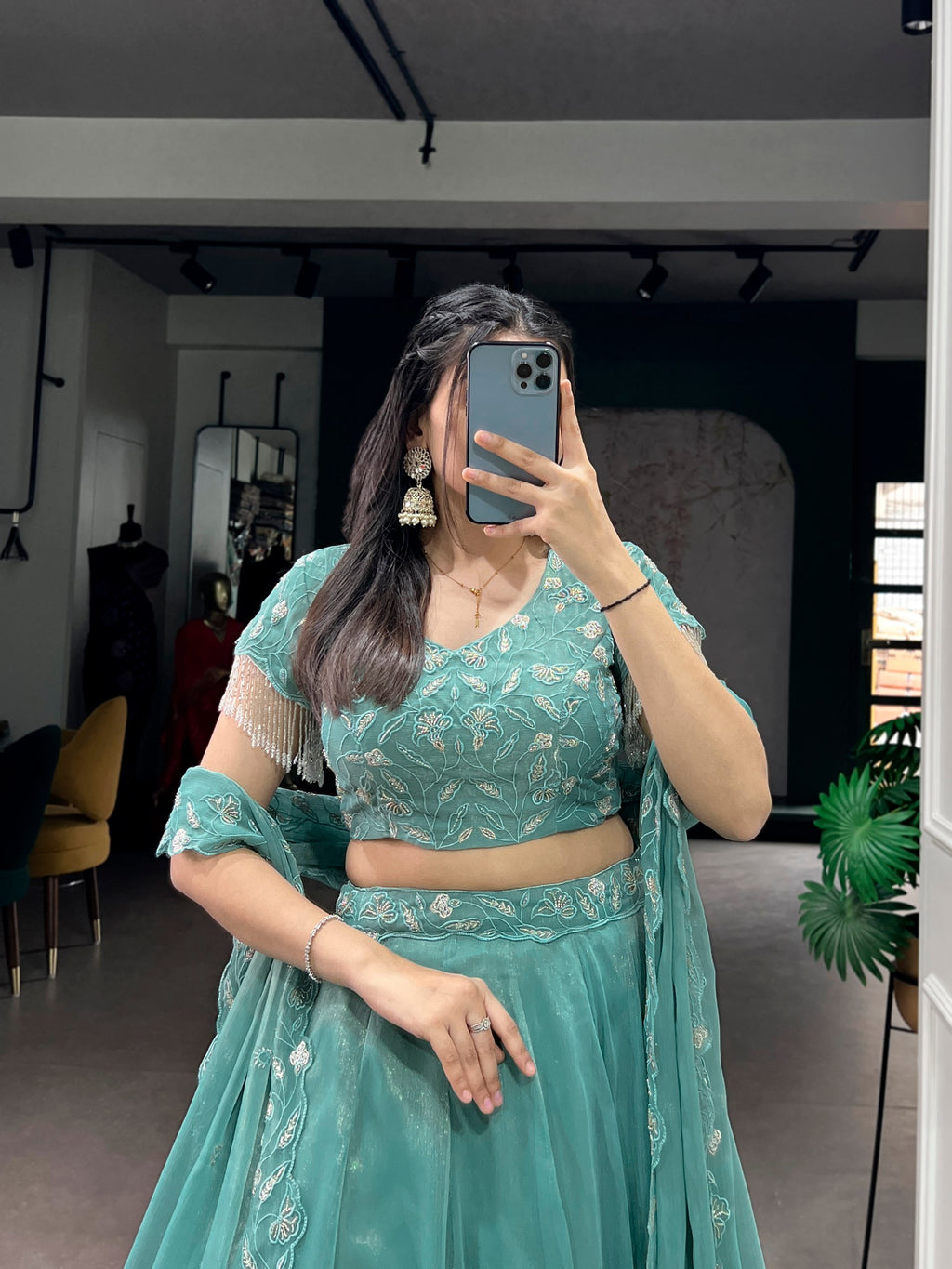 Wedding Special Beads Work Lehenga Choli