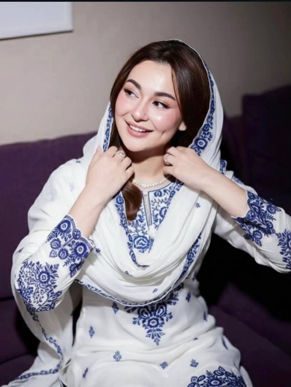 designer Party Wear Look Pur Rayon Cotton Top & Farshi Palazzo With Dupatta set