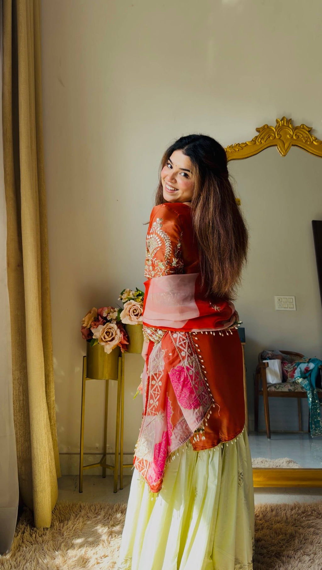 Designer Embroidered Top Plazzo Dupatta Set Collection