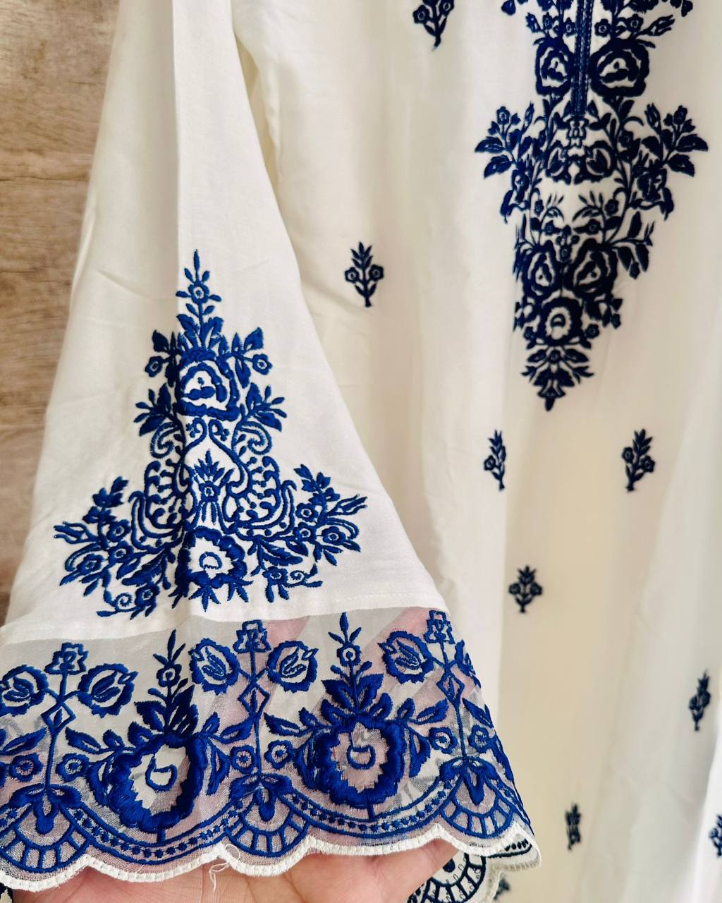 designer Party Wear Look Pur Rayon Cotton Top & Farshi Palazzo With Dupatta set